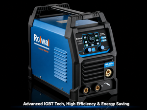 Máquina de Soldadura MIG de Pulso <span class=keywords><strong>con</strong></span> Inversor Rolwal, Pantalla LCD, Compatible <span class=keywords><strong>con</strong></span> Acero Inoxidable, Diámetro de Alambre de 0.8 mm - Product Image 3