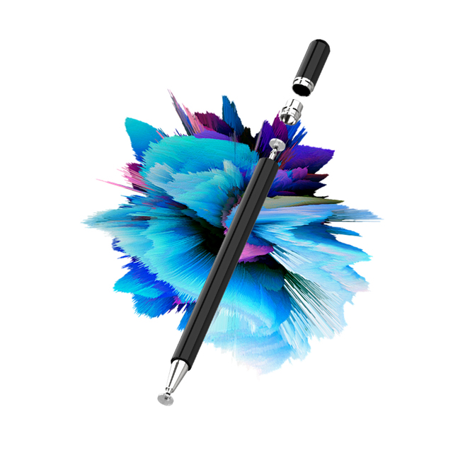 Custom Logo 2-in-1 Stylus Pen for iPad Pro 11 & Mini 6 Aluminium Mobile Phone Drawing Pencil with Logo Gift