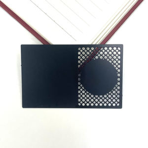 Échantillon gratuit Cartes métalliques intelligentes NFC Noir mat 215/216 <span class=keywords><strong>Carte</strong></span> de visite <span class=keywords><strong>virtuelle</strong></span> NFC en métal avec logo - Product Image 2