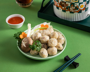 O'food Bolas de Calamar y Algas Congeladas 300g, Albóndigas de Mariscos Premium Estilo Coreano para Hotpot y Frituras, Snack Alto en Proteínas, a Granel - Product Image 2