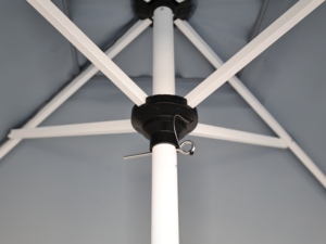 Parasol central 2x2m avec poussoir manuel DC-UP-221 Tissu polyester DC-UP-221 - Product Image 5