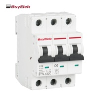 Courbe de panneau solaire IEC CE B C D L7 Structure 750 Volt DC 3P trois pôles 63A DC MCB disjoncteur Miniature