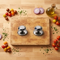 Poignée de couvercle de casserole Guanrun en acier inoxydable 201SS de haute qualité, écologique, résistante au four, taille personnalisée, accessoires pour couvercles