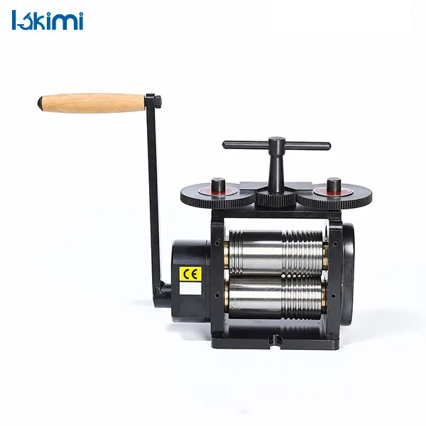 Kombinasyon Mill hane siyah ile 130mm Rolls Lakimi DIY mücevher yapma makinesi LK-RM02A