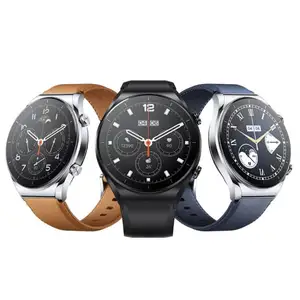 Sıcak satış Xiaomi İzle S1 Pro Mi Smartwatch 1.47 "AMOLED ekran 5ATM su geçirmez kablosuz şarj kan oksijen izleme