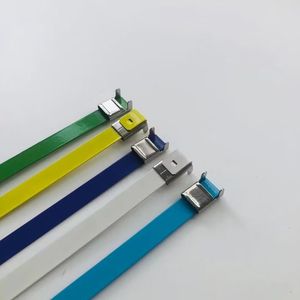 Attache-câble en acier inoxydable de haute qualité, fabriquée en Chine, avec revêtement époxy, attache-câble à aile pour la gestion des câbles - Product Image 4