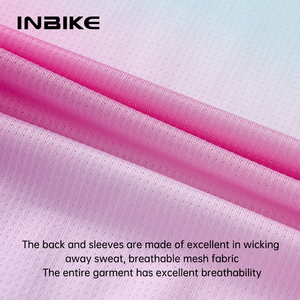 Женский велосипедный комплект: ветрозащитный, двусторонний, бесшовный, легкий, быстросохнущий, с индивидуальным дизайном в стиле Inbike - Product Image 2