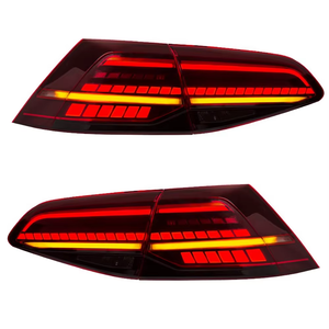 ไฟท้ายรถยนต์แบบ Full LED สำหรับ <span class=keywords><strong>Volkswagen</strong></span> VW Golf 7/7.5 ปี 2014-2020 พร้อมเอฟเฟกต์เปิด-ปิดแบบเคลื่อนไหว ไฟเลี้ยวแบบ Sequential รุ่น TSI TDI - Product Image 3