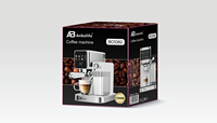 Cafetera de Doble Función Anbolife, Jarra de Vidrio de 12 Tazas y Combinación de Tazas Individuales K Cup, Pantalla Táctil Programable, Fabricación OEM