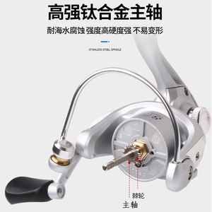 Carrete de Pesca Giratorio Guangwei Gw Midway, Cuerpo de Metal, Tamaño 10000, para Pesca en Roca en el Océano, Carrete de Lanzamiento de Señuelos, Manivela Intercambiable - Product Image 4