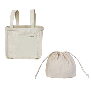 Sac fourre-tout écologique SENDA Simple Vintage pour femme, fermeture ouverte, deux poignées, bandoulière amovible, capacité 1-1,9 L pour diverses utilisations - Product Image 5