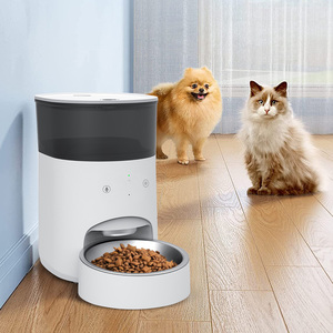 Alimentador de mascotas inteligente automático eléctrico de 6L, alimentador lento con control remoto Wifi, Alimentador automático para gatos para perros, cuenco de acero inoxidable 304 - Product Image 2