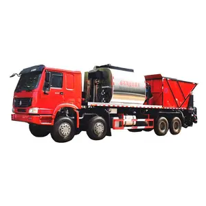 HOWO 8x4 Nhựa Đường spreader 9cbm và đá chip spreader 14cbm xe tải