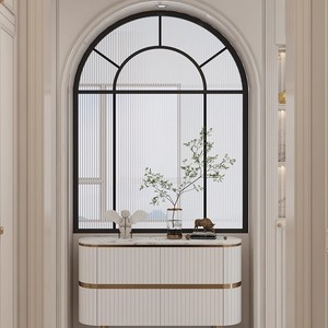 <span class=keywords><strong>Porte</strong></span> coulissante en alliage d'aluminium 2026 à <span class=keywords><strong>double</strong></span> vitrage en verre trempé, <span class=keywords><strong>porte</strong></span> de séparation <span class=keywords><strong>intérieure</strong></span> à <span class=keywords><strong>double</strong></span> <span class=keywords><strong>battant</strong></span> coulissant - Product Image 2