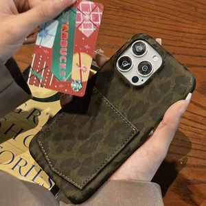 Funda de teléfono móvil de cuero PU de lujo de leopardo personalizada para <span class=keywords><strong>iPhone</strong></span> Diseño superior con función de tarjetero - Product Image 5
