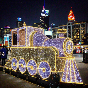 Toprex Commercial Large LED <span class=keywords><strong>Train</strong></span> Motif Light IP65 Système d'éclairage décoratif étanche pour parcs à thème et installations sur les places - Product Image 3