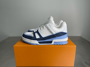 Baskets basses décontractées style streetwear à lacets avec empeigne en maille et semelle intermédiaire amortie pour le quotidien et l'extérieur - Product Image 2