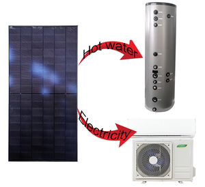 Panneau solaire hybride photovoltaïque thermique personnalisé pour la production d'eau chaude 580W, collecteurs solaires à tube de cuivre - Product Image 1