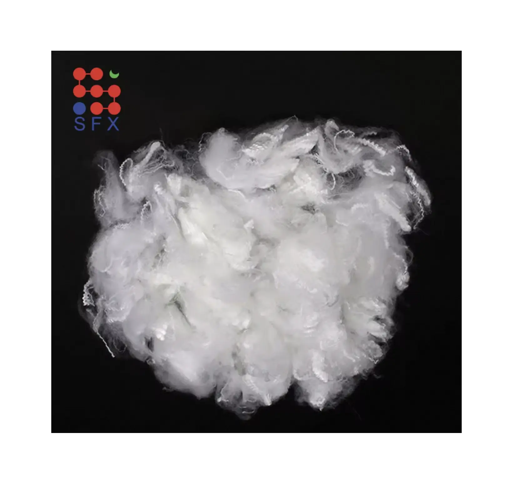 Pas facilement froissé industrie textile Dacron tissu matériel creux conjugué siliconé SFX Polyester fibre discontinue