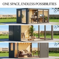 COCOVIA Loker Kamar Mandi Modular Aluminium di Pinggir Kolam Renang |   Unit Tahan Cuaca |   Pemasangan DIY yang Mudah untuk Rumah, Gym Komersial, Kamar Mandi