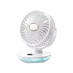 2026 Quality <b>Mini</b> Portable Rechargeable <b>Fan</b>, Table/Wall 2In1, LED Display Aroma Timer, 7-Color Night Light, Strong Wind <b>USB</b> <b>Fan</b> - Product Image 6