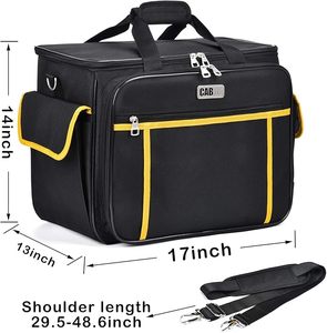 Échantillon gratuit sac de transport polyvalent pour machine à coudre à bandoulière, étui de voyage pour machine à coudre et accessoires - Product Image 5