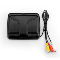 Moniteur numérique LCD pliable pour voitures, avec caméra de recul et livraison gratuite, 4.3 pouces, TFT