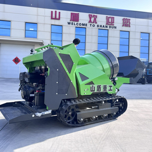 <span class=keywords><strong>Betoniera</strong></span> Cingolata Compatta da 300L con Caricamento Automatico e <span class=keywords><strong>Motore</strong></span> Diesel per Piccoli Progetti - Product Image 5