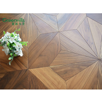 Parquet en bois d'acacia à feuilles fines, haut de gamme, très demandé, en bois d'ingénierie.