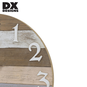 Decorazione della casa orologio decorativo Patchwork Vintage in <span class=keywords><strong>legno</strong></span> soggiorno orologio <span class=keywords><strong>da</strong></span> <span class=keywords><strong>parete</strong></span> decorativo per la casa - Product Image 5
