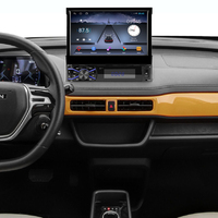 Radio Mobil Android 10 1 Din dengan Layar Retractable 7 inci, Navigasi GPS, Wifi, Bluetooth, dan Pemutar Multimedia