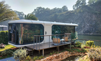 Capsule Spatiale Moderne de Luxe pour Hôtels, Maisons Préfabriquées, Conteneur Modulaire, Habitation Innovante