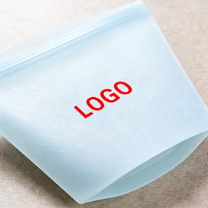 Sacs de conservation alimentaire en silicone réutilisables, étanches, de qualité alimentaire, avec logo personnalisé en gros - Product Image 4