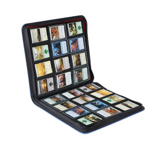 Zeno PP 1000 Portefeuille de cartes 12 Pocket Cartes à collectionner et cartes de visite Album Stockage à long terme Fermeture à glissière Classeur - Product Image 1