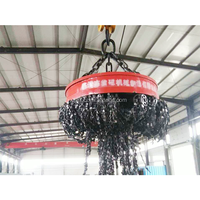 Nouvel électroaimant de levage monté sur pont roulant, dispositif de levage magnétique Luci, AC 380V, capacité 100kg-5000kg, sécurité 3,5x supérieure