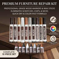 Stylo de retouche pour réparation de meubles, marqueur anti-rayures pour bois, pour armoires, tables, portes, réparation de sols