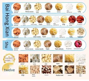 อาหารเสริมแบบใยอาหารอัลมอนด์ Qibai ใยอาหารรังนกสำหรับอาหารเช้าแบบผงทดแทนสำหรับอาหารมะขามป้อม - Product Image 6