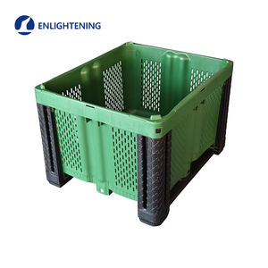 מיכל פלסטיק מתקפל קשיח, גדול, חזק, קל משקל, שחור, משומש, בהתאמה אישית - Product Image 5