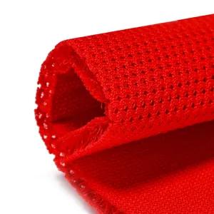 100% polyester 3d tricot couche d'air respirant maille tissu chaussure matériau supérieur