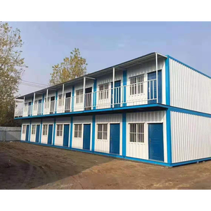 40ft Prefab Flat-floor 3 en 1 Flat Pack House Made Container Portable Prefabricado L-type Container Home Australian Standards - Product Image 1