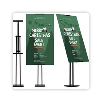Support de bannière publicitaire X avec acrylique et néon flexible, résistant à la rouille, couleurs personnalisables pour les expositions et la publicité
