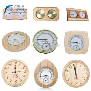 Nhiệt Kế Đo Độ Ẩm Treo Tường Phòng Tắm Hơi Trong Nhà Ngoài Trời Bằng Thép Không Gỉ Nhiệt Độ Độ Ẩm - Product Image 6