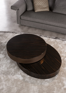 Eine Überlappung von Formen Smart Round Glass Kombination Couch tisch <span class=keywords><strong>Benson</strong></span> Couch tisch - Product Image 5