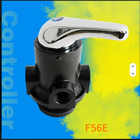 Vanne de contrôle de traitement de l'eau Runxin F56E, vanne manuelle multi-ports pour filtre ou adoucisseur, tête de vanne avec garantie d'un an, 2000 L/heure