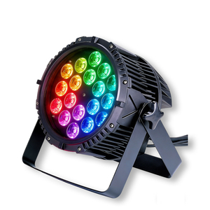 Projecteur de Scène Étanche 180W RGBW LED Par Light IP67 Sans Ventilateur Wash Strobe DMX512 en Aluminium Moulé Sous Pression pour Événements Extérieurs DJ - Product Image 1