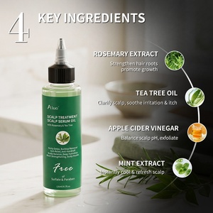 Traitement du cuir chevelu OEM à l'huile d'arbre à thé, au <span class=keywords><strong>vinaigre</strong></span> de <span class=keywords><strong>cidre</strong></span> de pomme et au romarin pour l'équilibre du cuir chevelu - Product Image 2