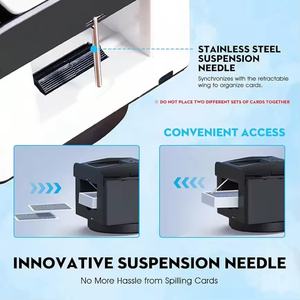 360 Rotation Automatic <strong>Card</strong> Spinning Poker <strong>Table</strong> with ABS Material USB Charging &amp; Low Noise - Product Image 5