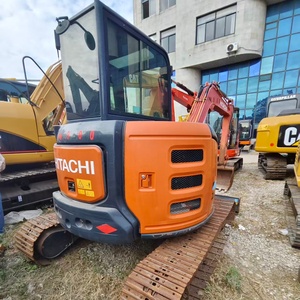 Potente excavadora Hitachi ZX60USR usada de 6 toneladas de peso operativo, procedente de Japón, en venta a bajo precio. - Product Image 1