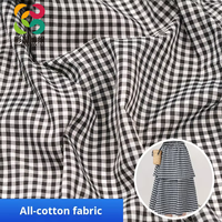 Pantalon d'uniforme scolaire pour garçons à carreaux noirs et blancs, doublure, tissu brocart résistant à l'abrasion, poids lourd, tout polyester/coton, poches