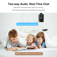 Kamera WiFi Mini WD23 dengan Visi Malam, Audio Dua Arah, Video Real-time, Logo Kustom, CE, Kamera Dalam Ruangan untuk Rumah, Pemantau Bayi, Kamera IP WIFI